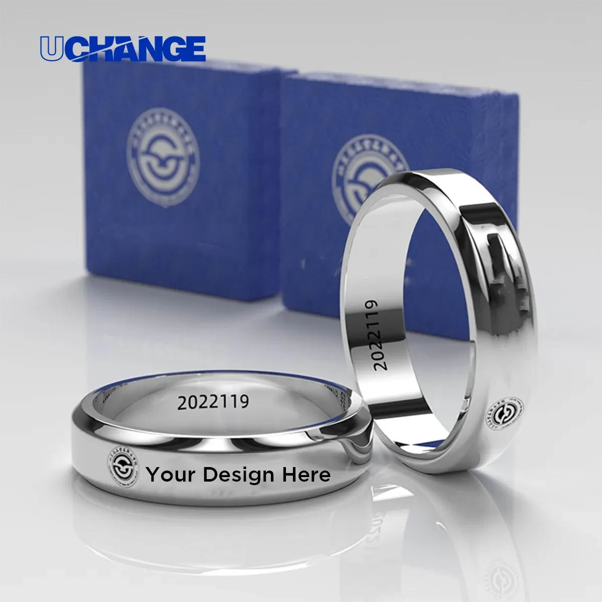 Custom Engraved Stainless Steel Ring 1