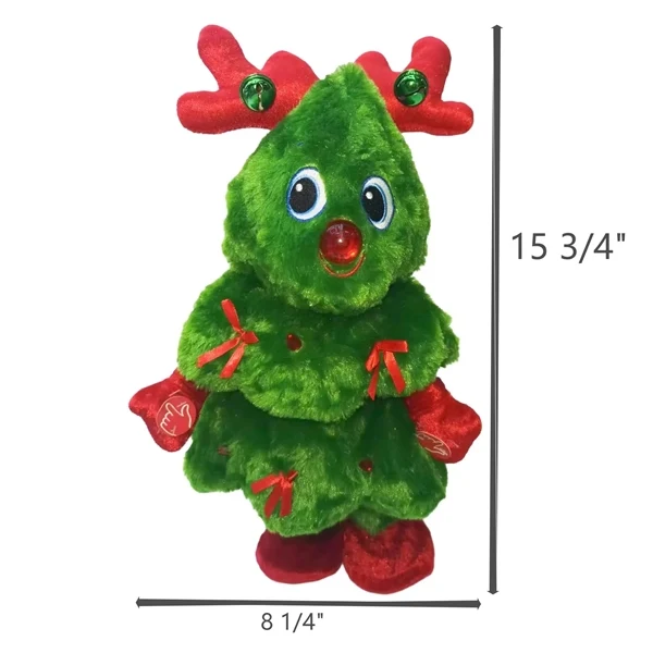 Singing And Dancing Christmas Trees Plush Toys 1