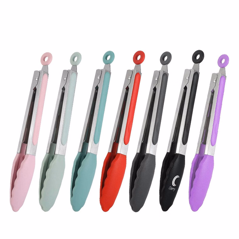 Kitchen Tongs With Silicone Tips