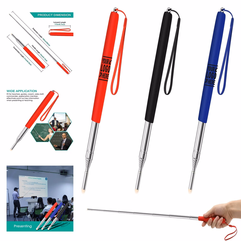 Telescopic Teachers Pointer Retractable Handheld Presenter