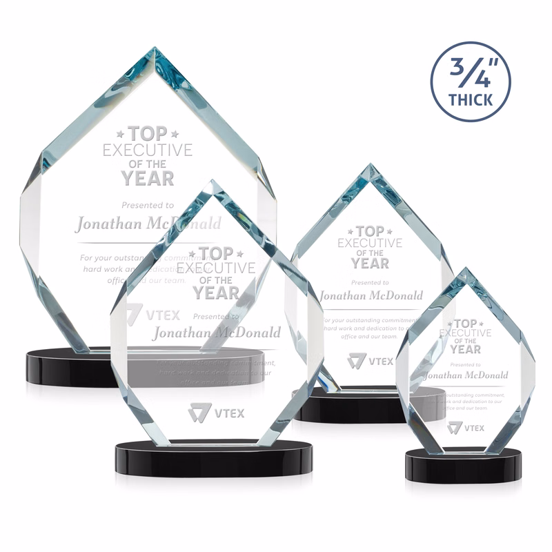 Royal Diamond Award on Alberton Base - Black