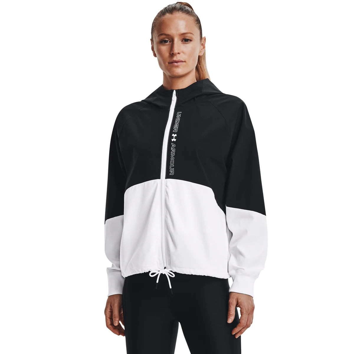 UA Woven Women's Full-Zip Jacket 1
