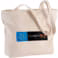Zippered 12oz Cotton Canvas Shopper Tote