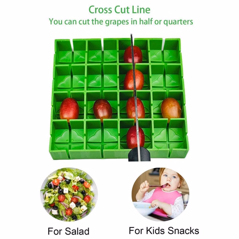 Cherry tomatoes cutting machine