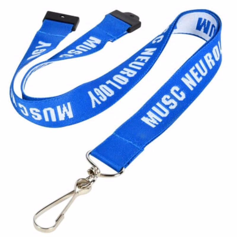 1" Woven Lanyards with Safety Breakaway