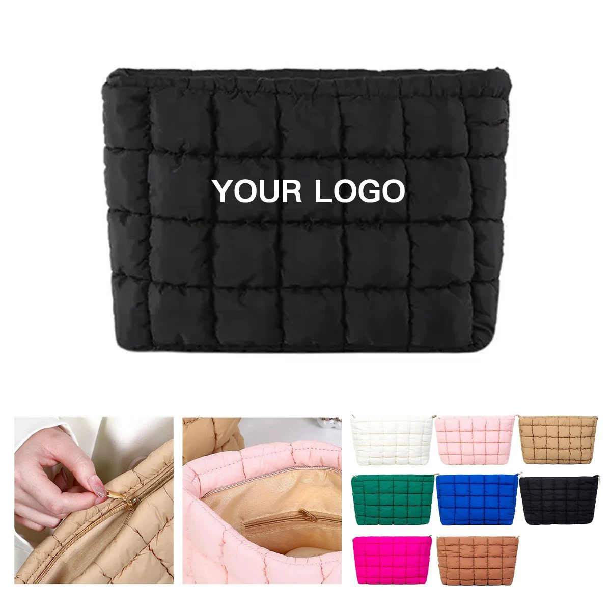 Polyester Makeup Bag for Toiletries and Cosmetics 1