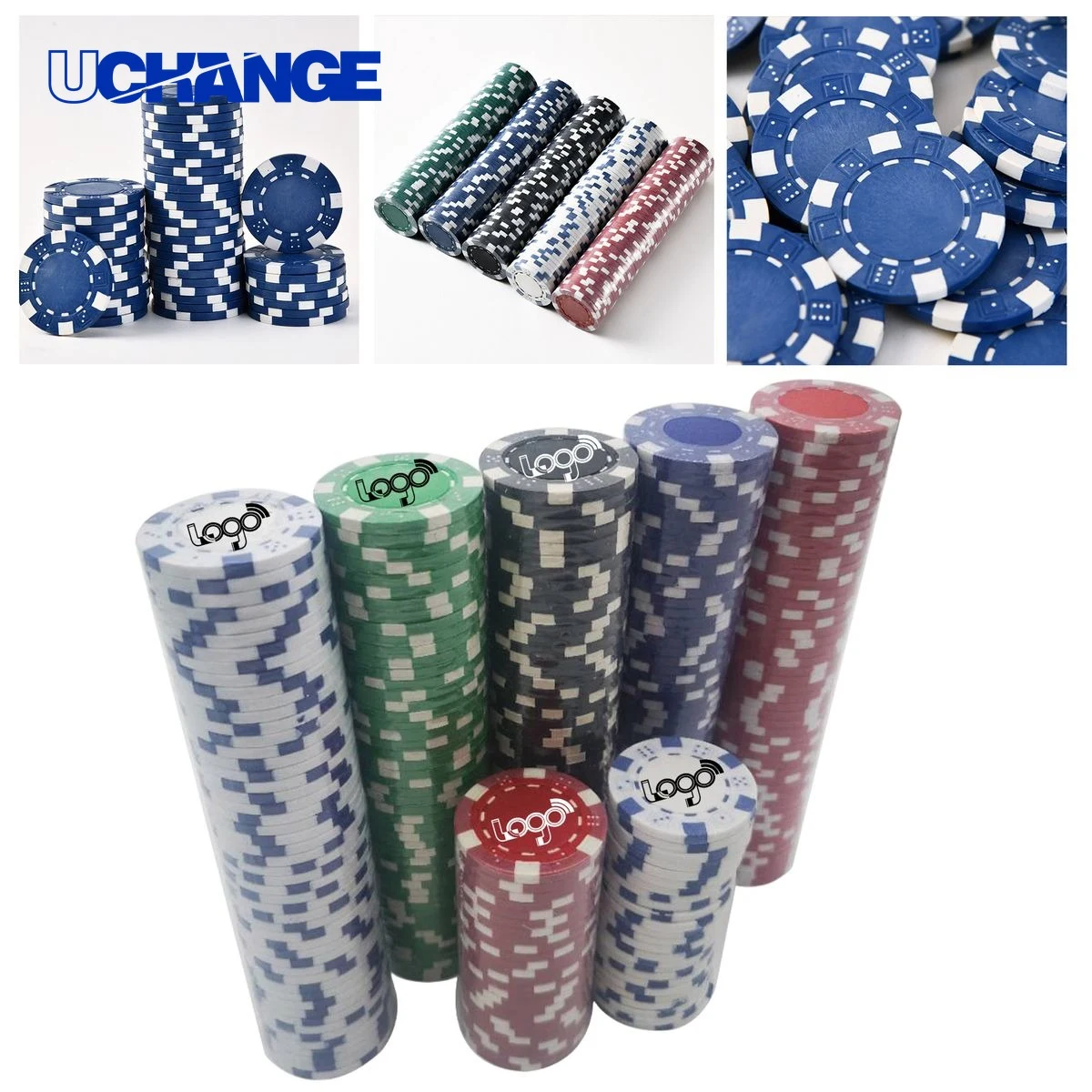 Premium Clay Poker Chips with Metal Core 1
