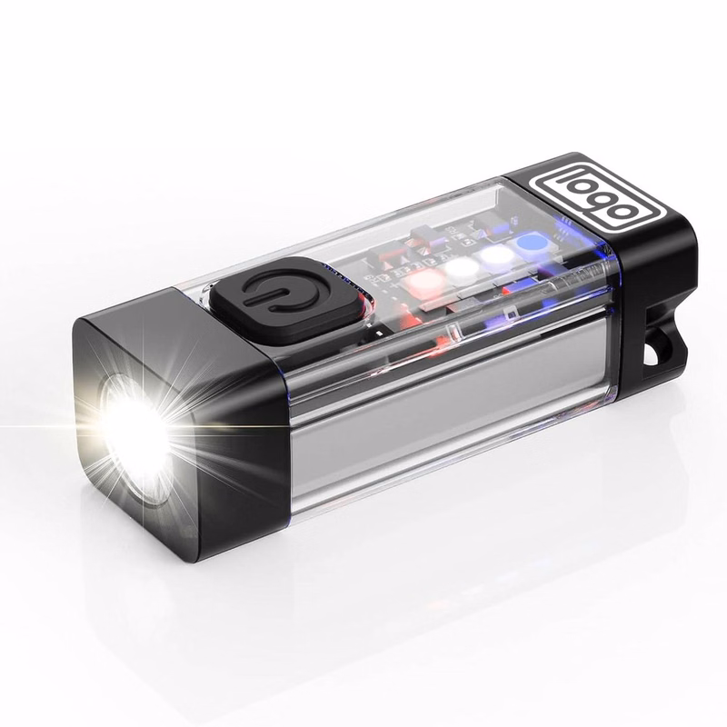 Mini Type-C Magnetic Flashlight Keychain