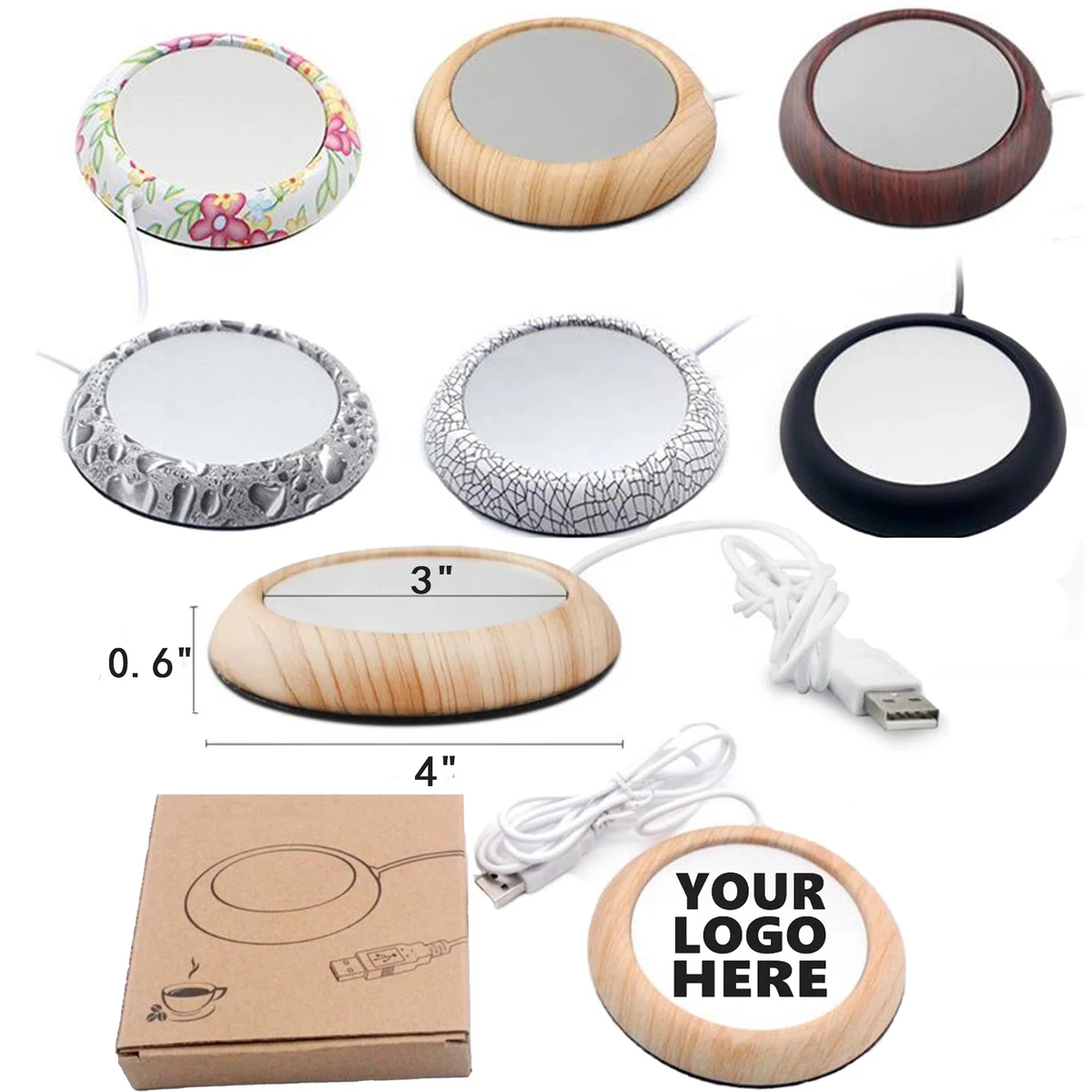 USB Constant Temperature Heating Coaster 1