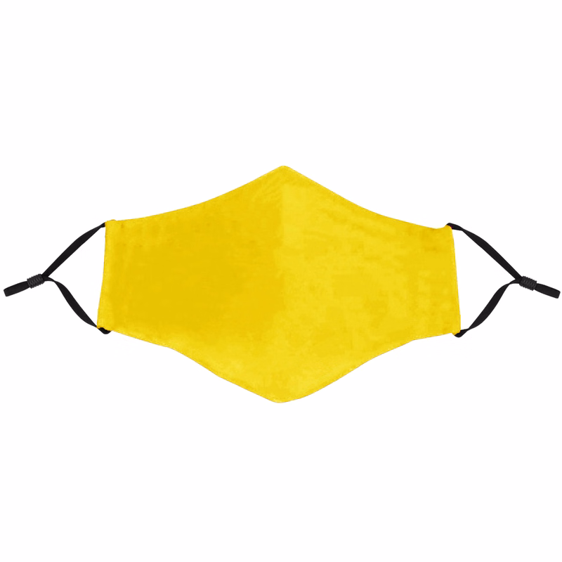 Yellow Mask with Adjustable Ear Loops