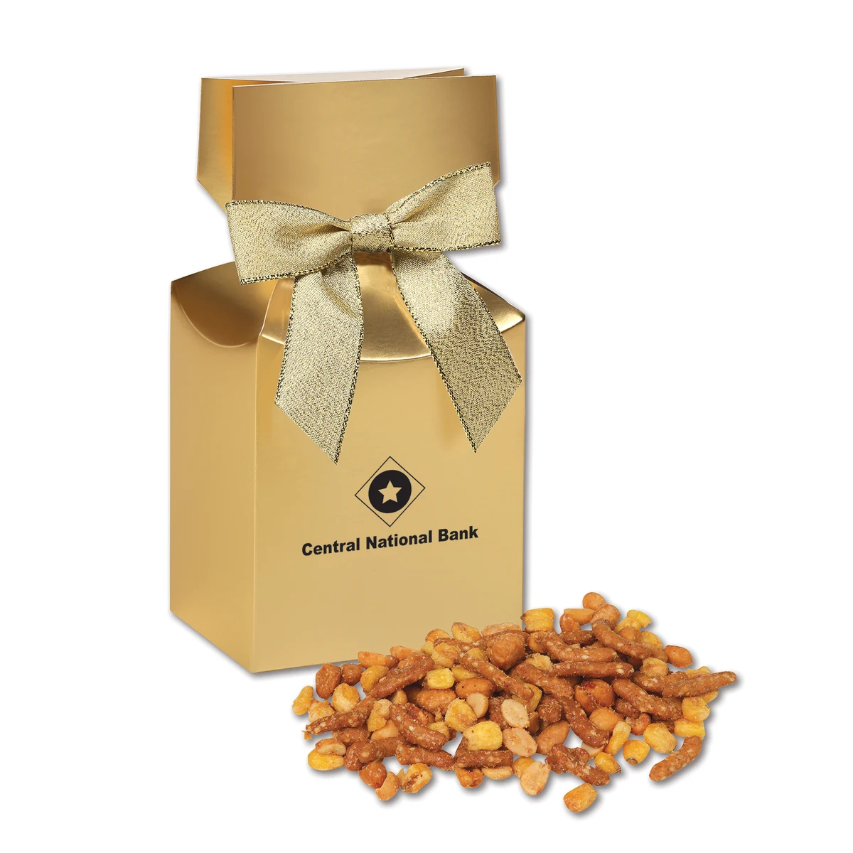 Sweet & Salty Mix in Gold Premium Delights Gift Box 1