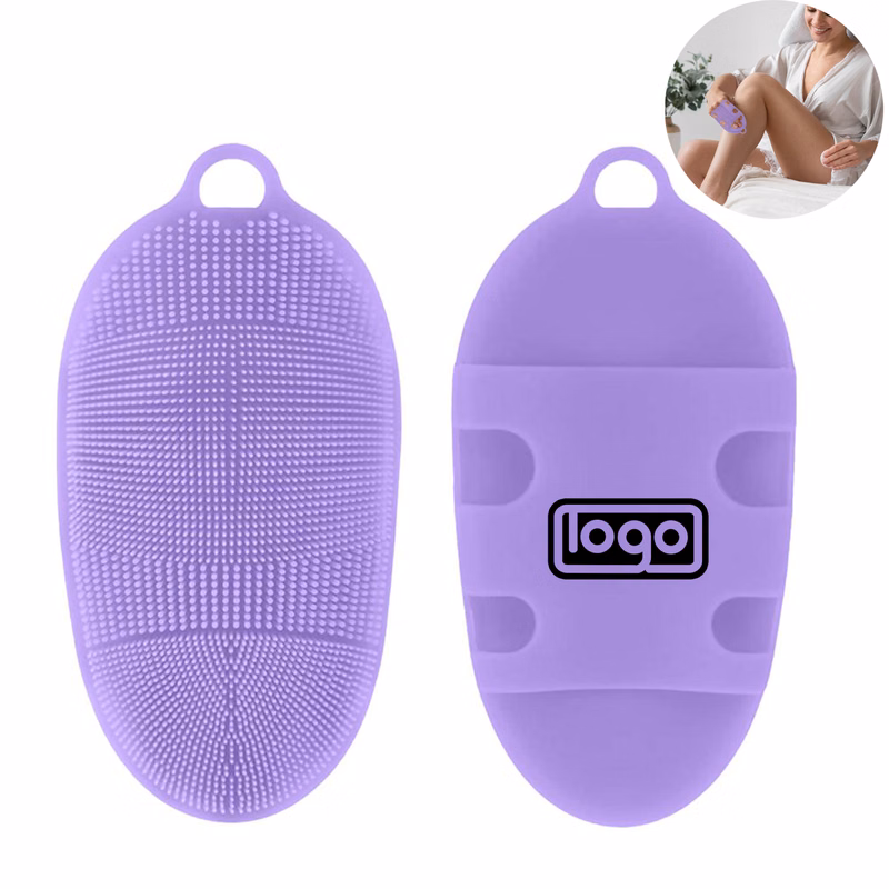 Silicone Bath Brush Scrubber Massager