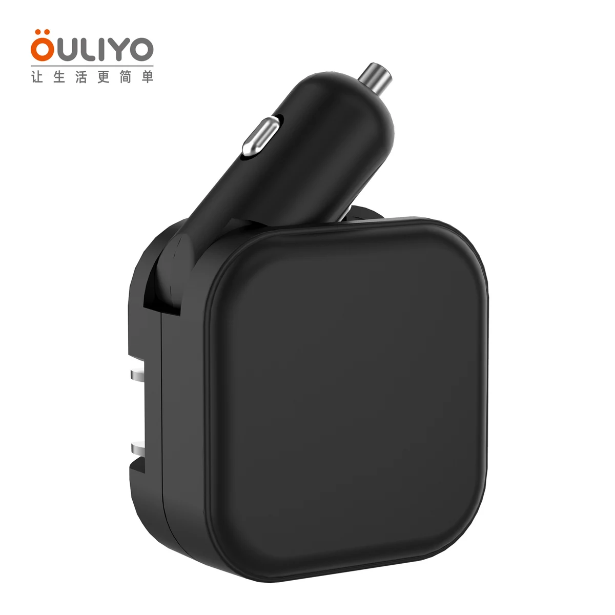 2 Port Usb Adapter Car & Wall Charger 1