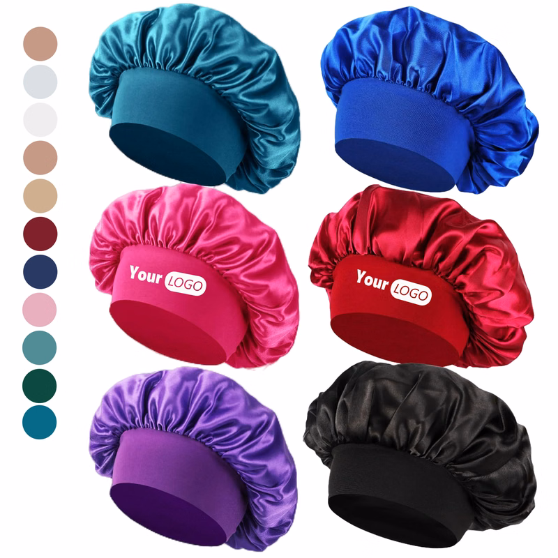 MOQ50 Baby Satin Bonnet Sleep Cap