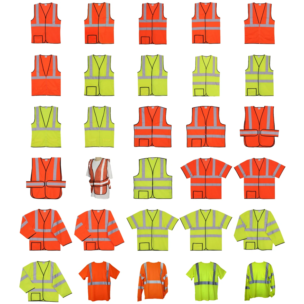 Assorted Safety Garment Set - Vests / Jerseys / Shirts 1