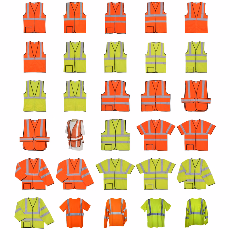 Assorted Safety Garment Set - Vests / Jerseys / Shirts