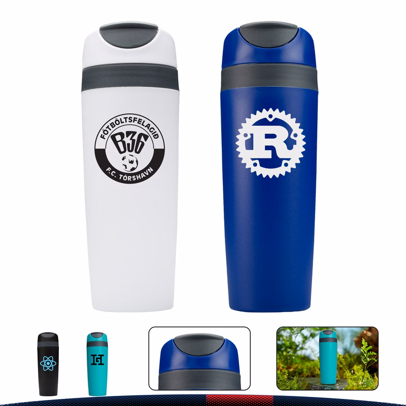 16 oz. Stylish Snap Seal Tumbler Travel Mugs