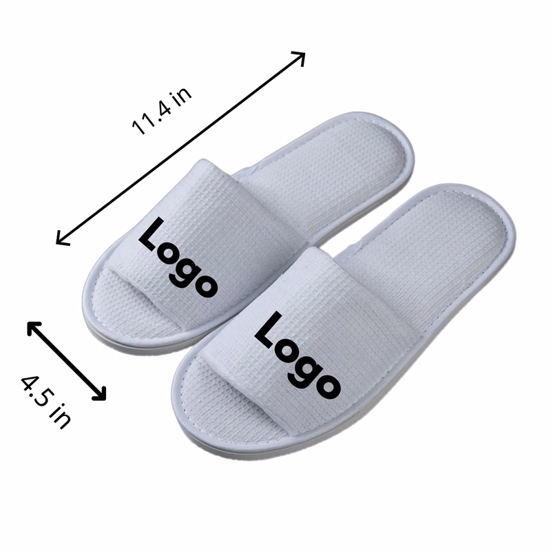 MOQ 100 Pairs Serenity Spa Waffle Slippers