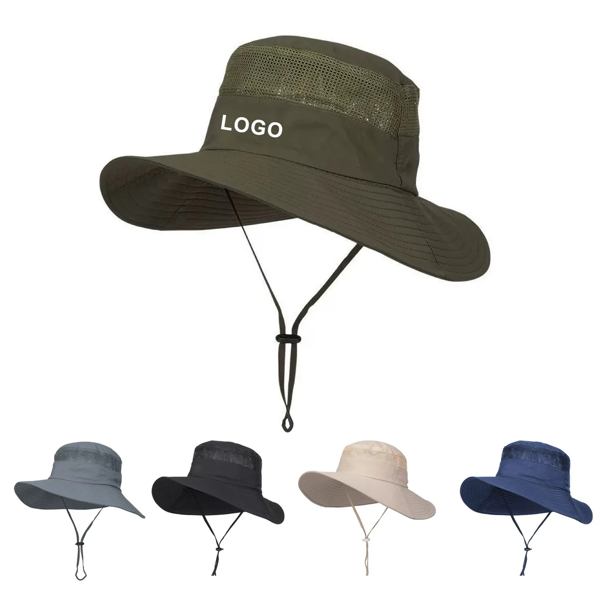 Folding Drawstring Fisherman's Hat 1