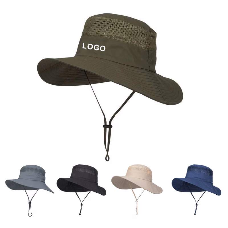 Folding Drawstring Fisherman's Hat