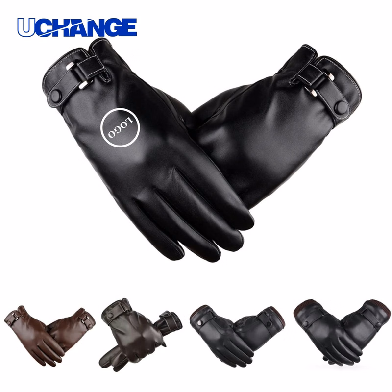 PU Leather Touchscreen Gloves