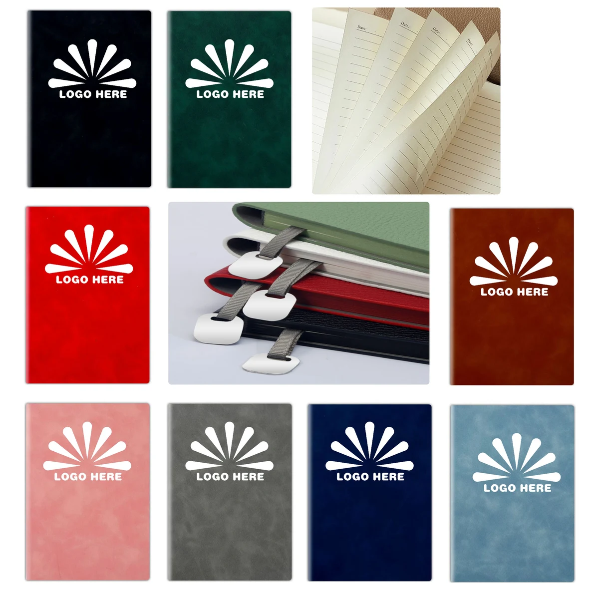 MOQ50 Pure Wood Pulp Business Notebook 1