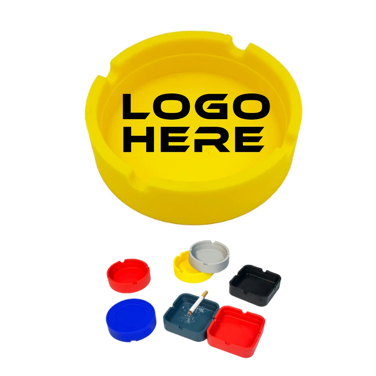 Soft Silicone Ashtray - Heat Resistant & Unbreakable 1