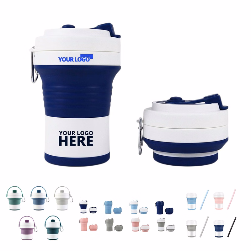 15 OZ Silicone Collapsible Water Cup
