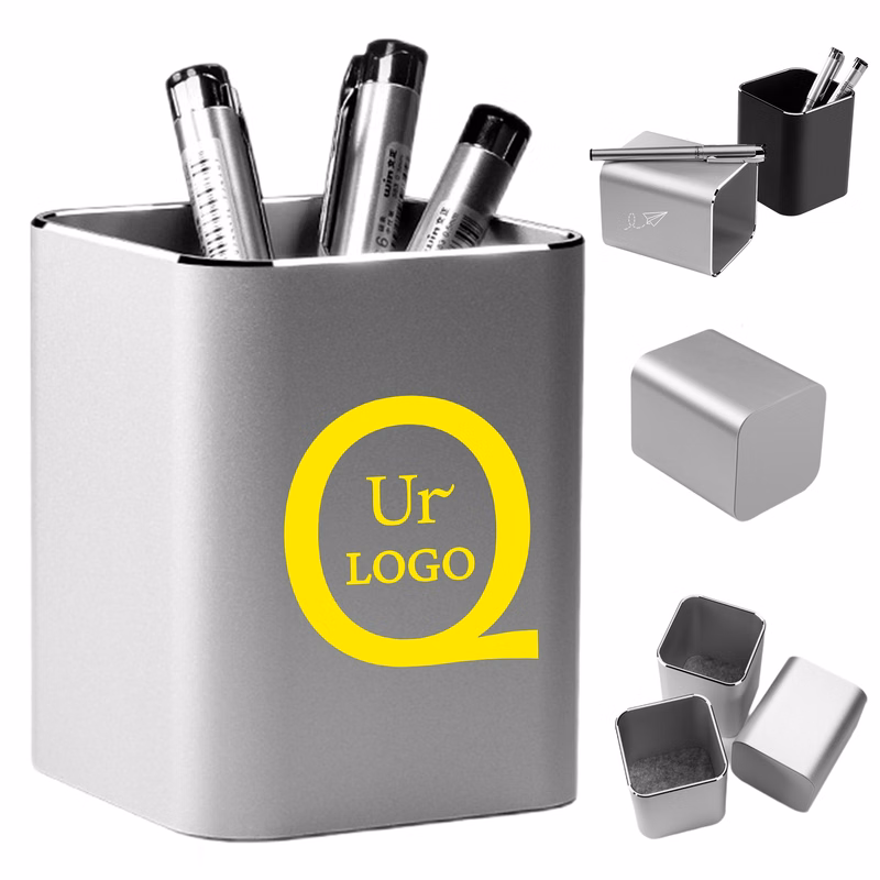 Metal Square Pen Holder