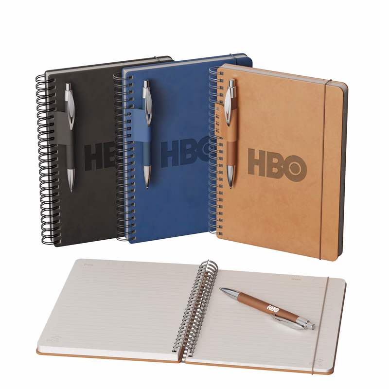 Preston spiral journal pen combo