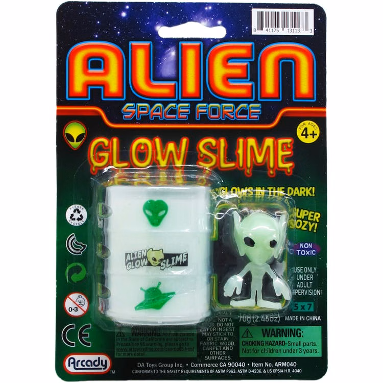 Alien Space Force Glow Slime 2.4 oz
