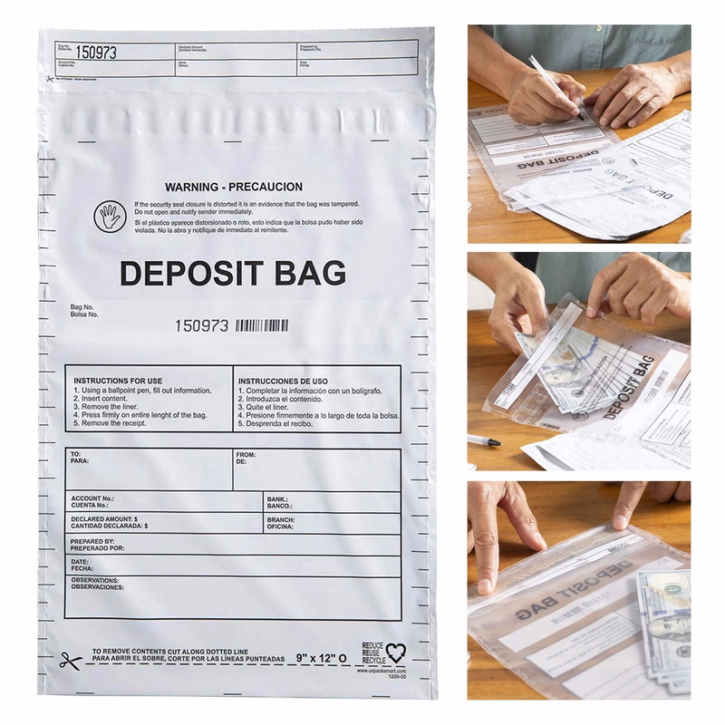 9"x12" Deposit Bag