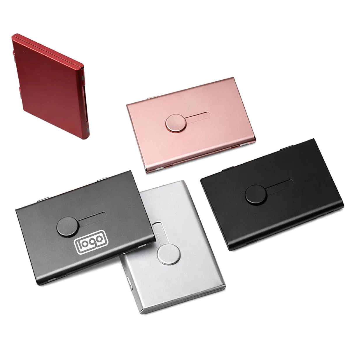 Pop-Up Stainless Steel Card Holder 1
