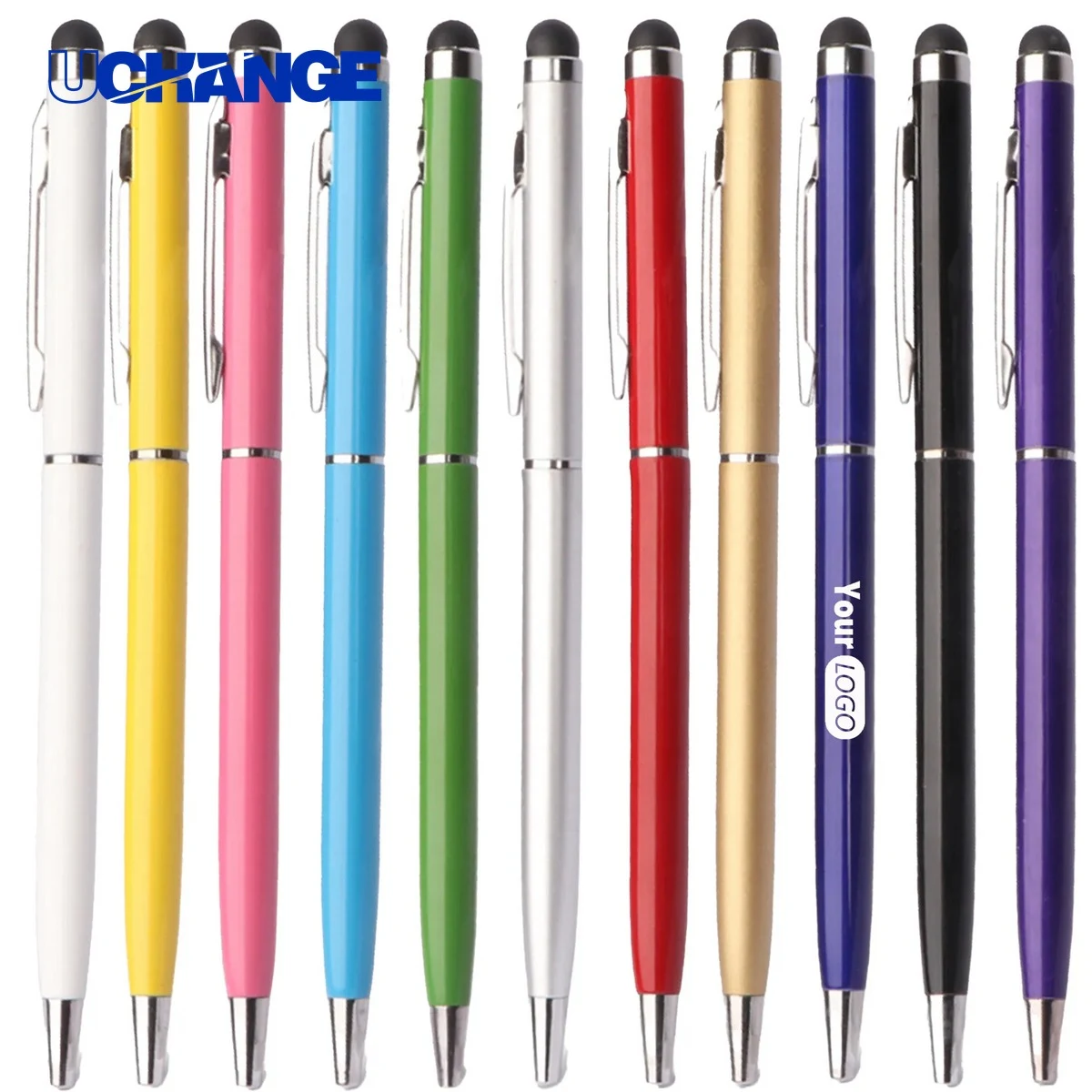 Soft Tactile Click Metal Pen for Comfort, custom pen with logo imprint 1