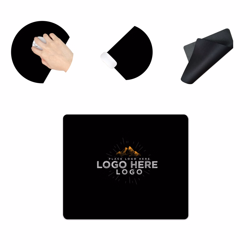MOQ 100 Custom Printed Rectangle Waterproof Desk Mouse Pad