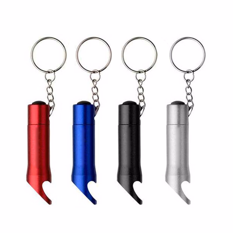 Mini Bottle Opener 3LED Keychain Light