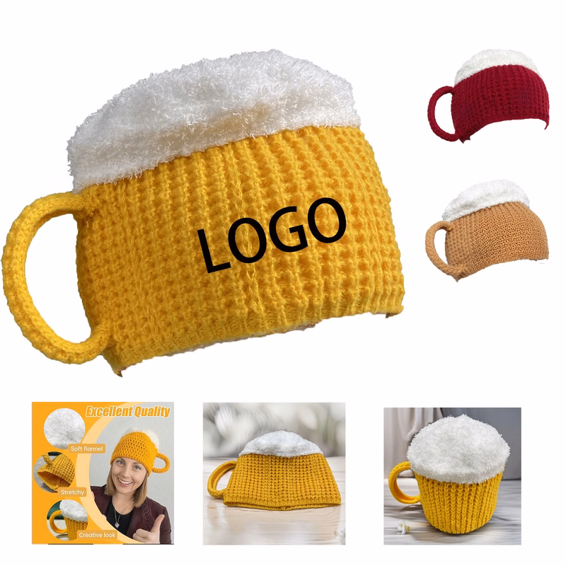 Winter Warm Fun 3D Beer Mug Hat