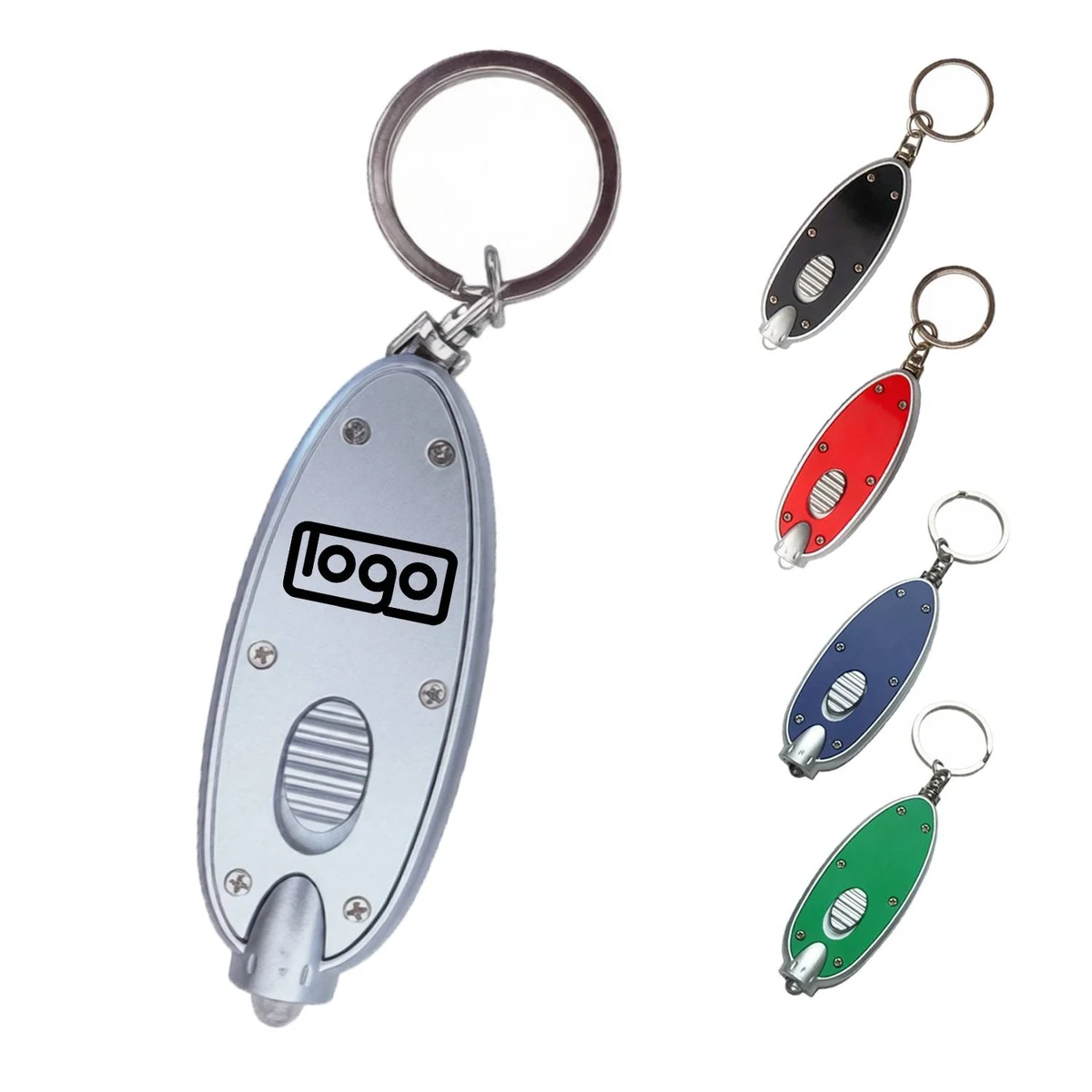 Fish Shaped LED Keychain Flashlight 1
