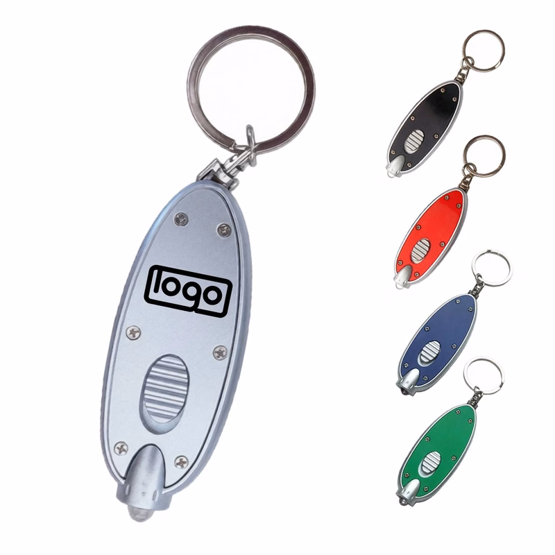 Fish Shaped LED Keychain Flashlight