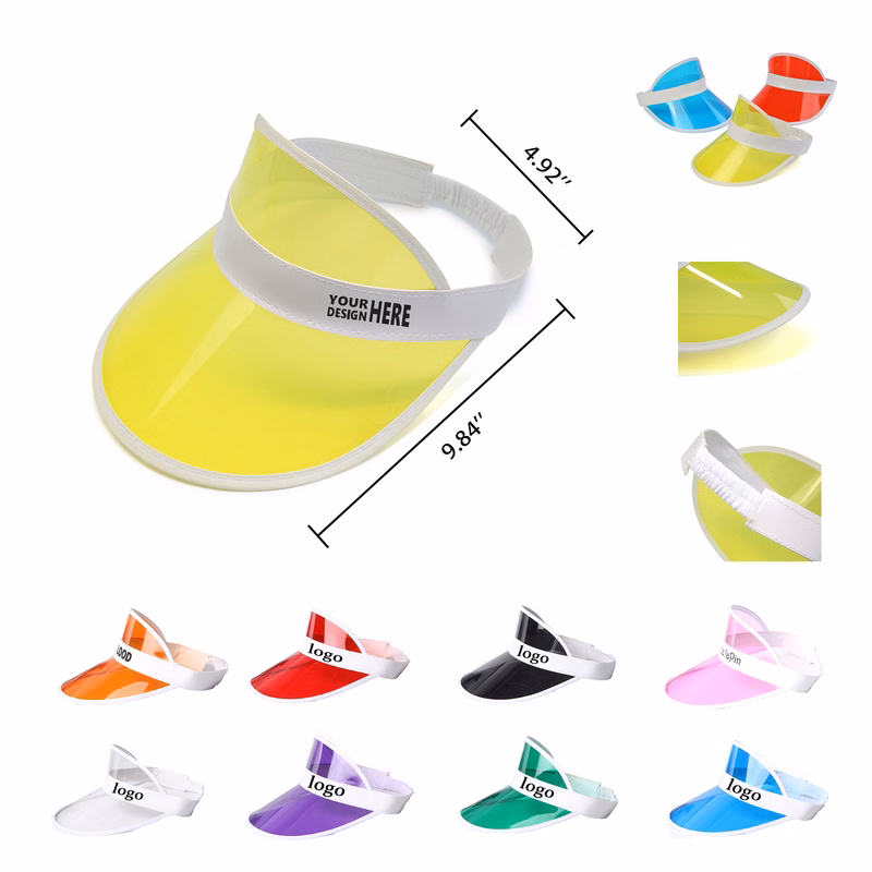 Adjustable PVC Empty Sun Hat MOQ50