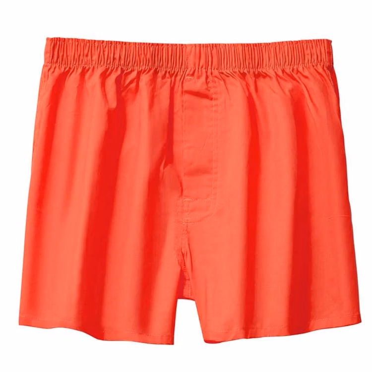 Cotton Rich Boxer Shorts Orange 3XL 12pk