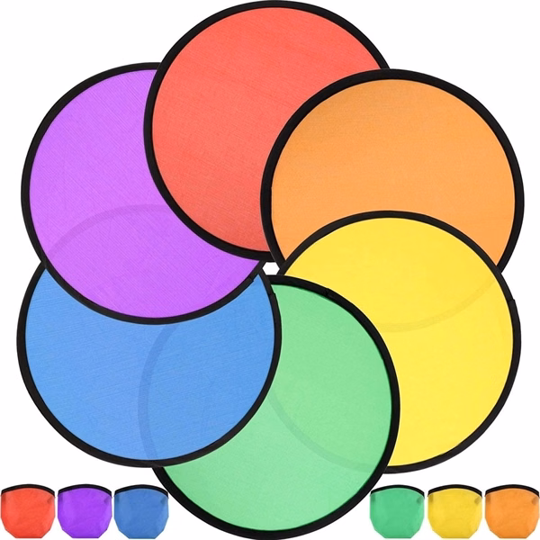 Custom 10 Inch Portable Foldable Frisbee Disc — Outdoor Team Building & Events