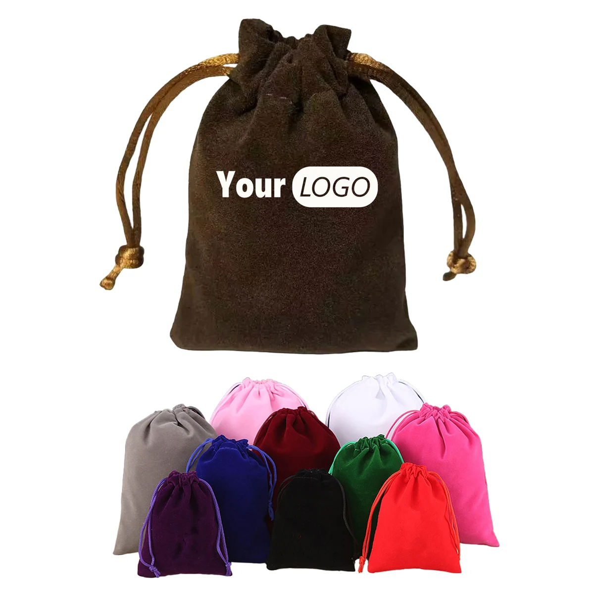 Double Drawstring Velvet Gift Bag 1