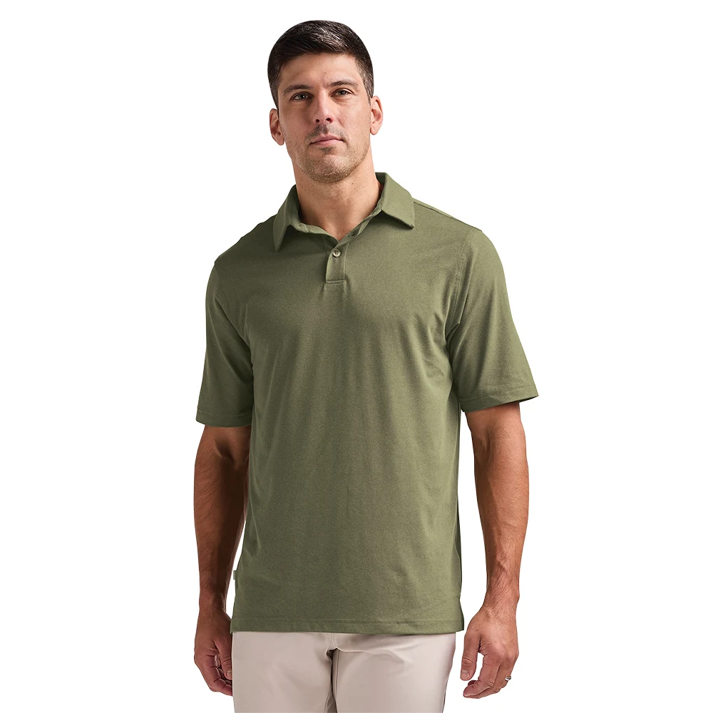 Men's Heathered Eco-Logic Stretch Polo 1