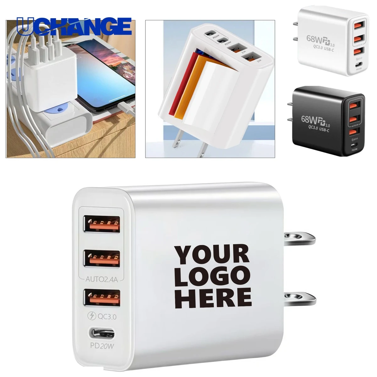 Multi-Port Power Base Charging Station 1