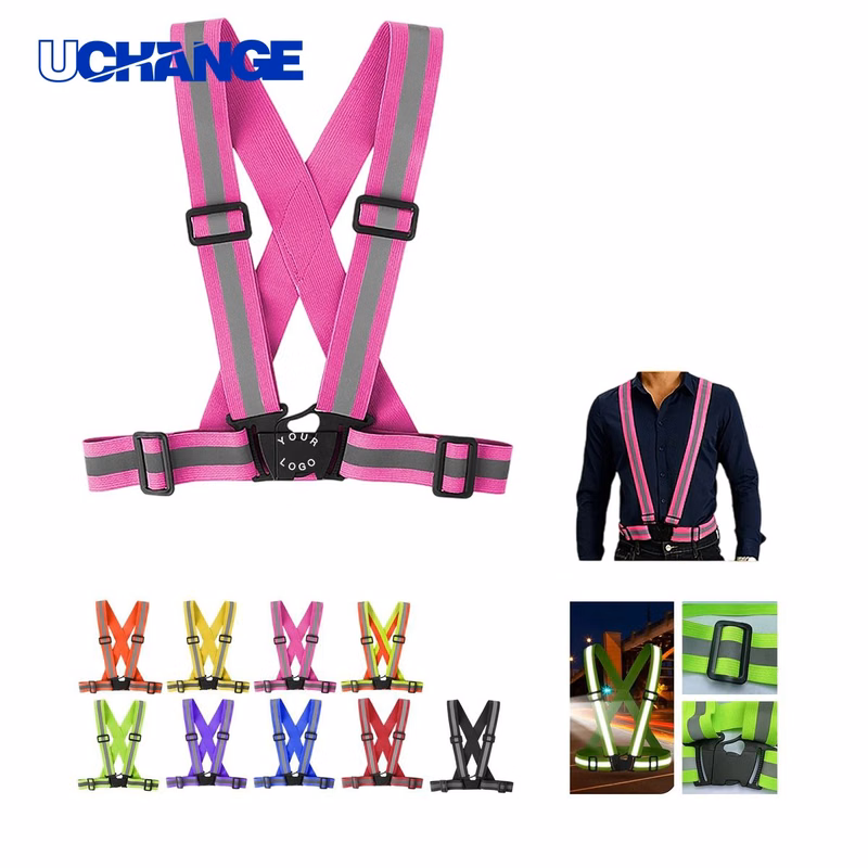 High Visibility Polyester Safety Vest for Work Use