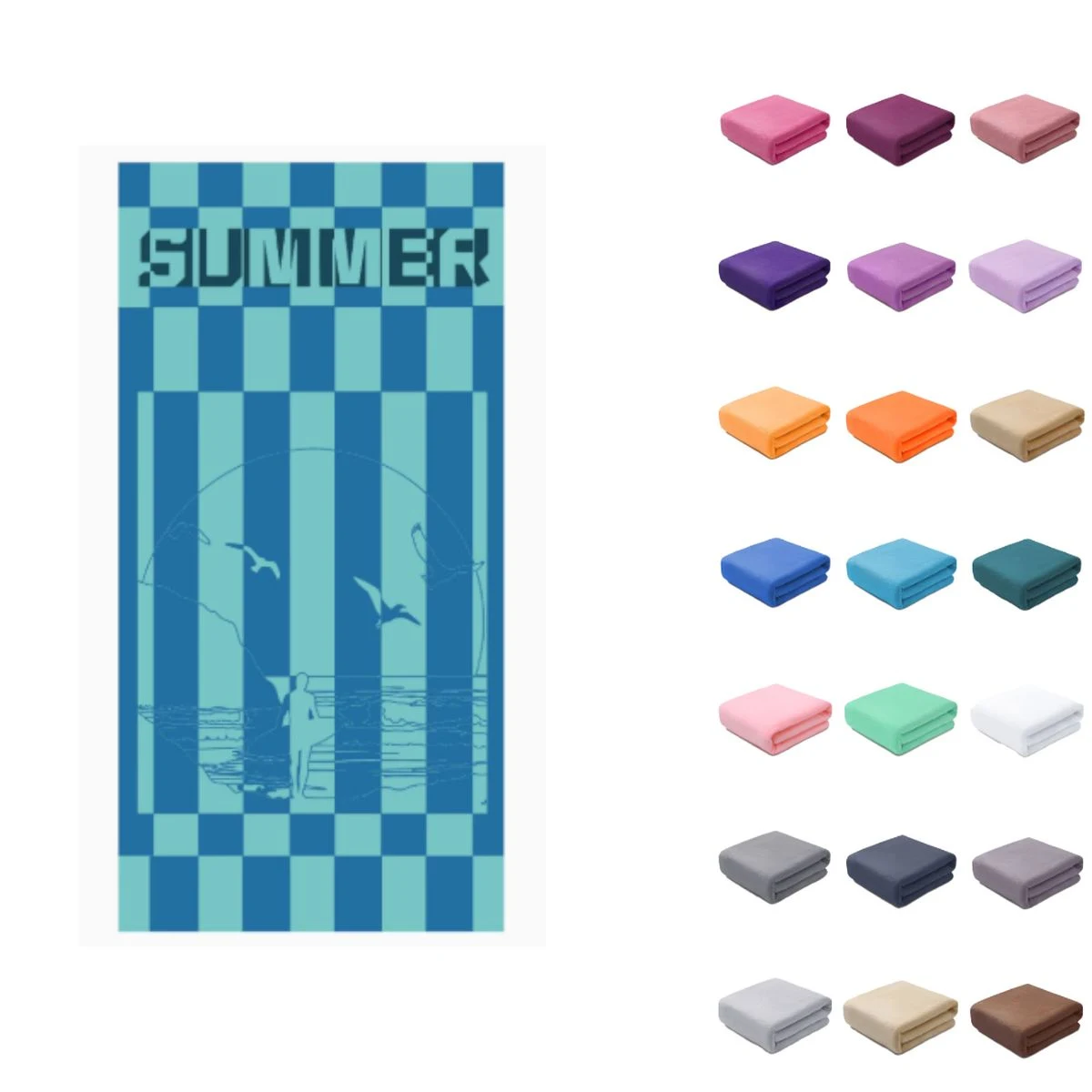 Quick Drying Beach Large Towel 1