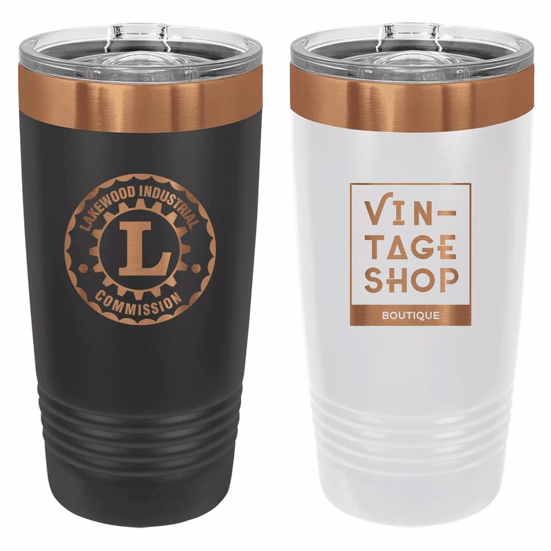 Polar Camel 20oz ION-Plated Rose Gold Tumbler with Sliding Lid