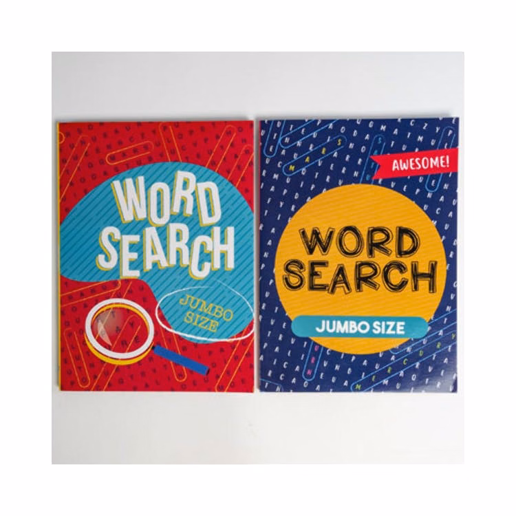 Large Print Word Find Books - 80 Pages - Two Titles