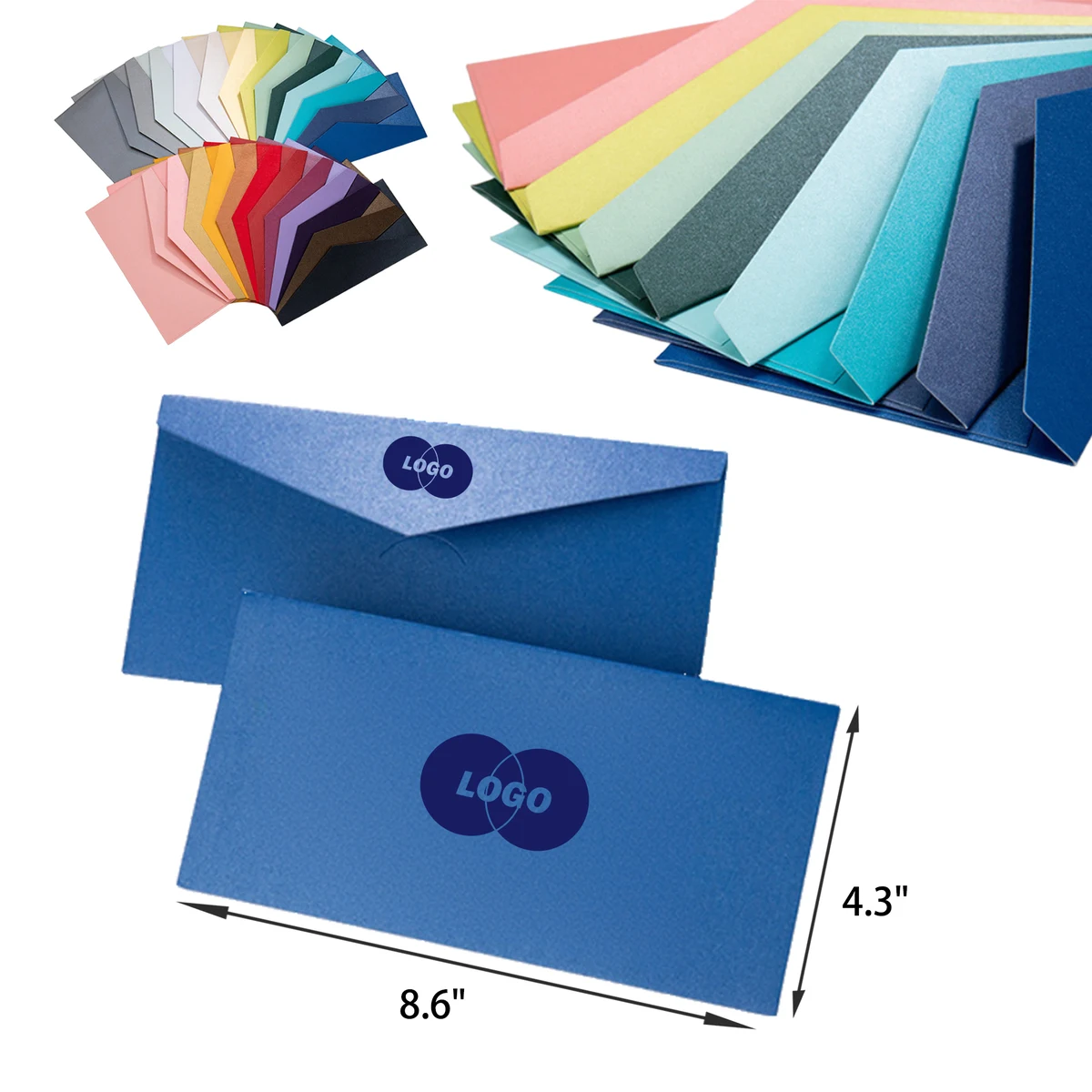 MOQ 50 PCS Stylish Colorful Envelope Greeting Card 1